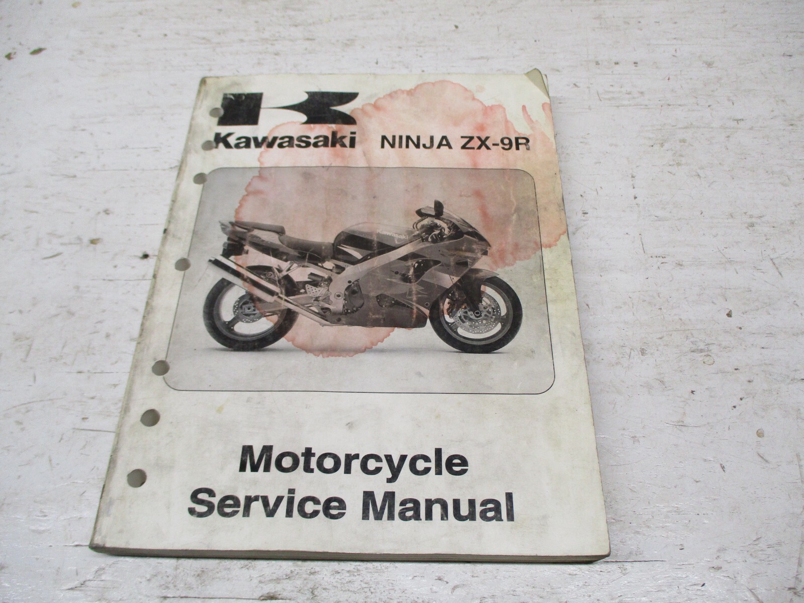 2000 Kawasaki Ninja ZX9R E used Service Manual 99924-1255-01