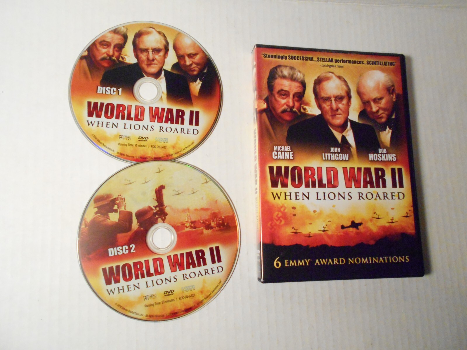 World War II When Lions Roared OOP Michael Cain John Lithgow