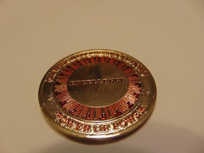 CHALLENGE COIN CENTRICA BUSINESS SOLUTIONS EXCELLENCE POWER OF POWER ENERGY