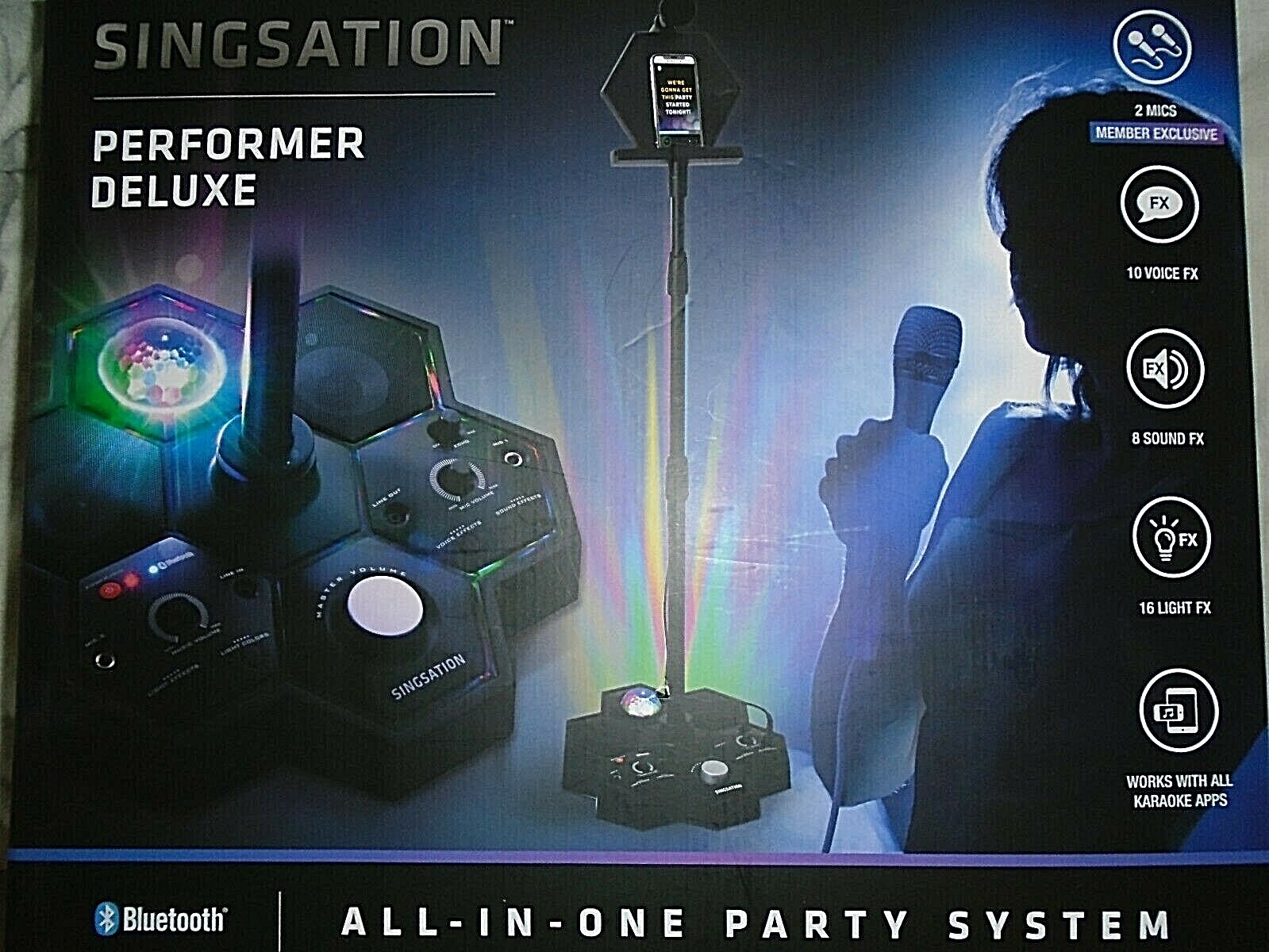 Singsation All-In-One Karaoke System & Party Machine 
