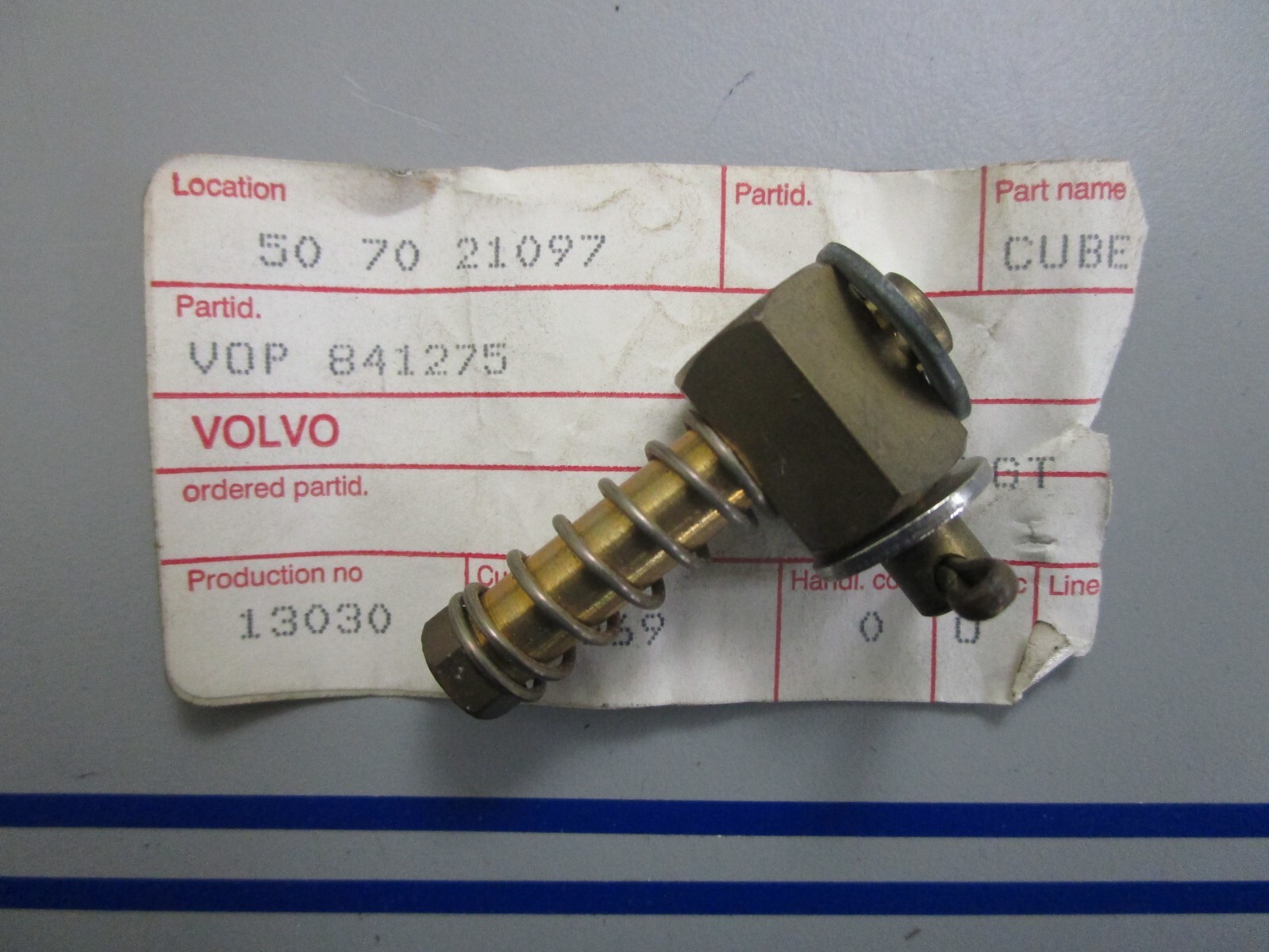 NEW OEM* 0820 Volvo Penta Throttle Cable Cube 841275 | eBay