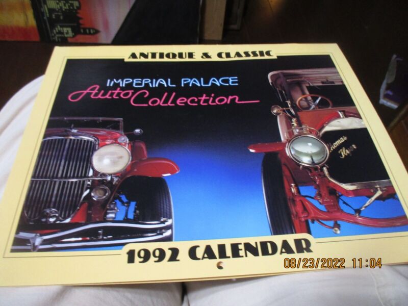 Vintage 1992 Imperial Palace Hotel & Casino Las Vegas Calendar Auto Collection