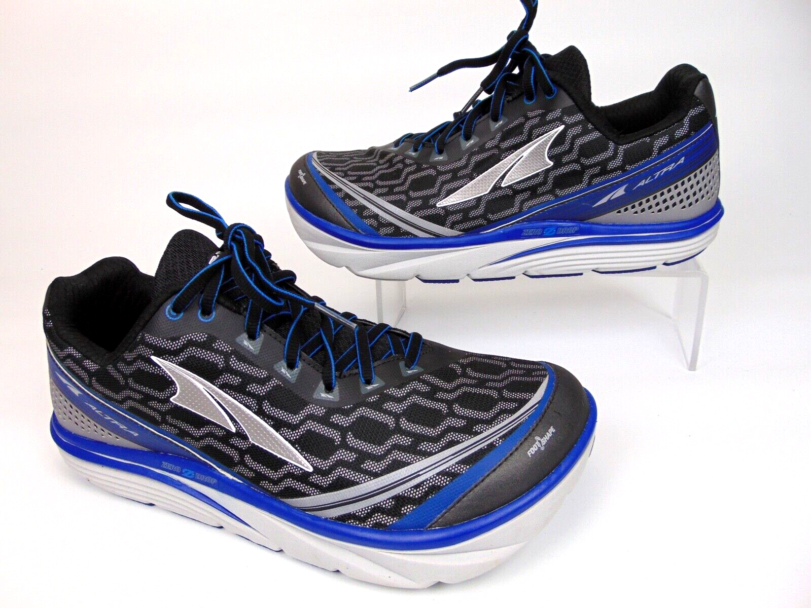 NEW! ALTRA Men's Torin IQ Road Running Athletic Shoes, Size 10.0 Med, Black Blue