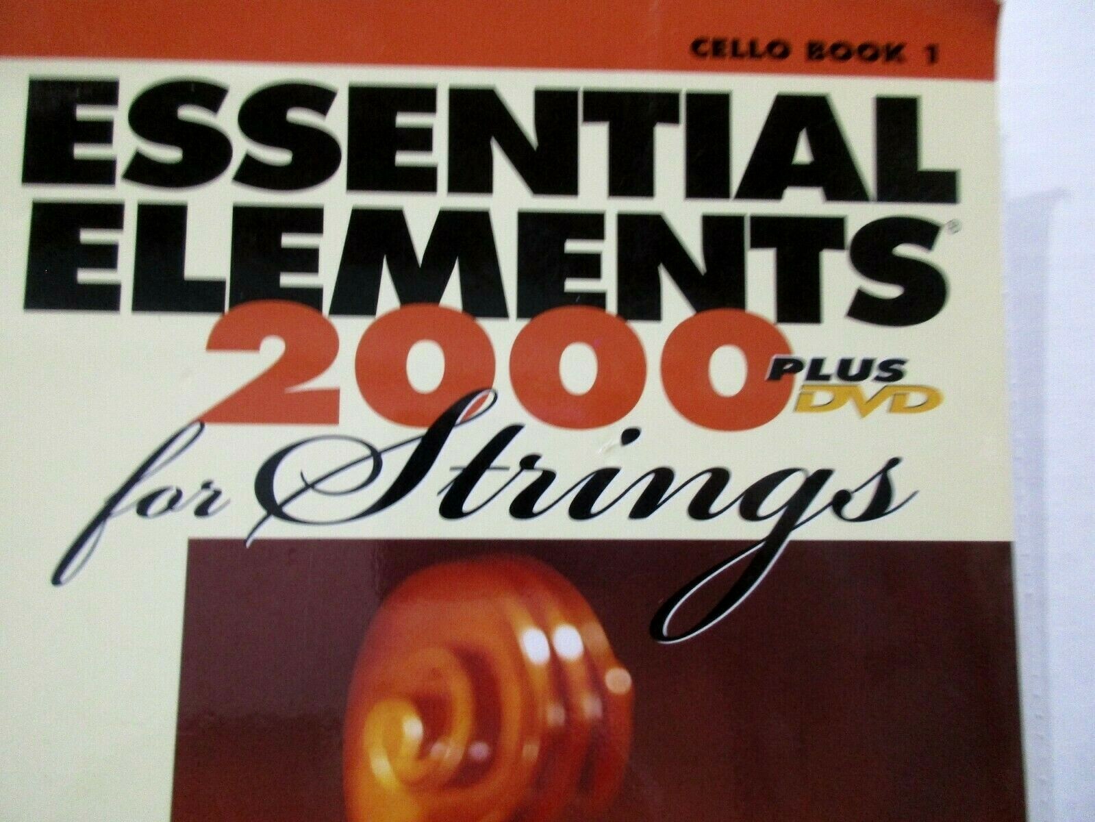 Essential Elements 2000 Plus DVD Cello Book 1 for Strings Play Along CD Unopened
