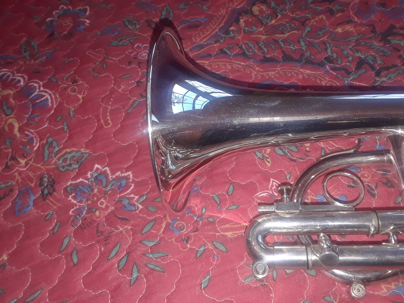 GETZEN ETERNA Eb SOPRANO CORNET   SILVER PLATE