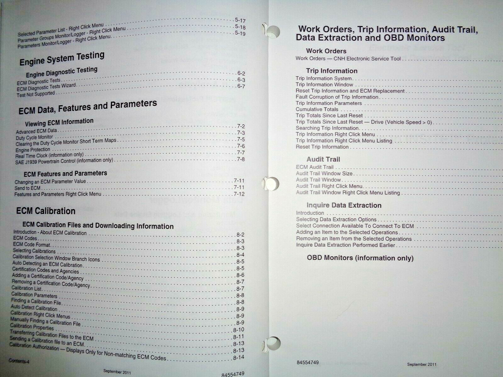 New Holland CNH Electronic Service Tool Engine Diagnostic Download Tool Manual