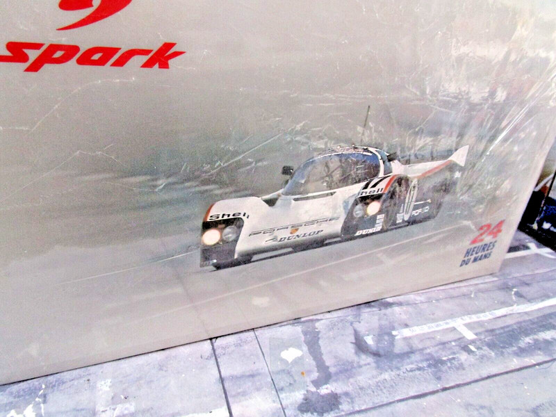 Porsche 962c 962 Langheck 24h Le Mans 1987 Rothm Winner #17 Stuck Bel Spark 1:18