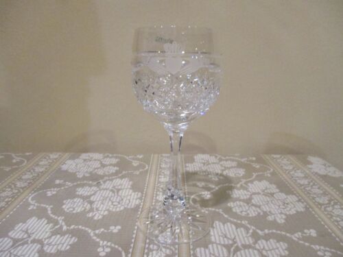 Vintage Galway Irish Crystal Claddah Wine Glass 6 3/4", 8 oz.(1pc)