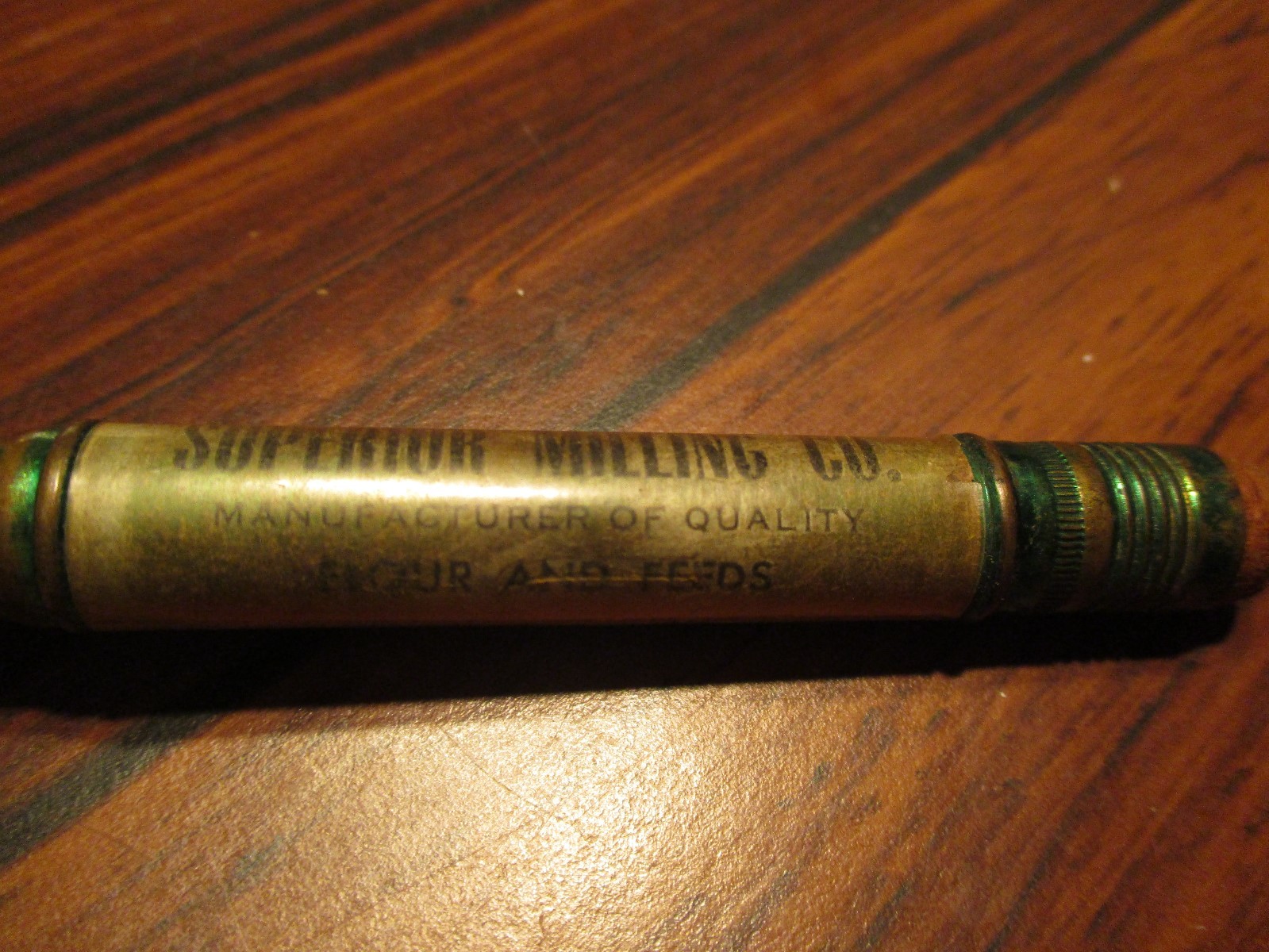 Old Bullet Pencil Superior Milling Co. Superior Nebraska