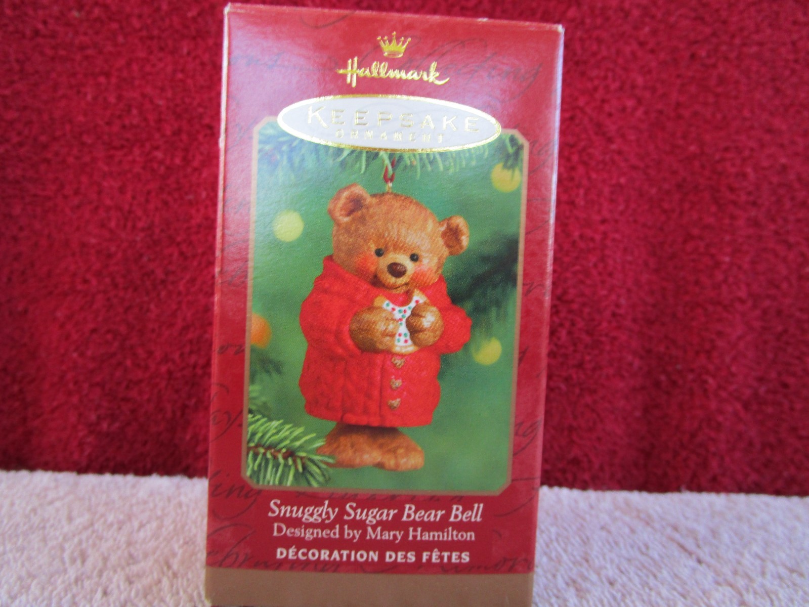 2001 Hallmark Snuggly Sugar Bear Bell & 2002 Wendy Whoosh & Dexter Next F/S