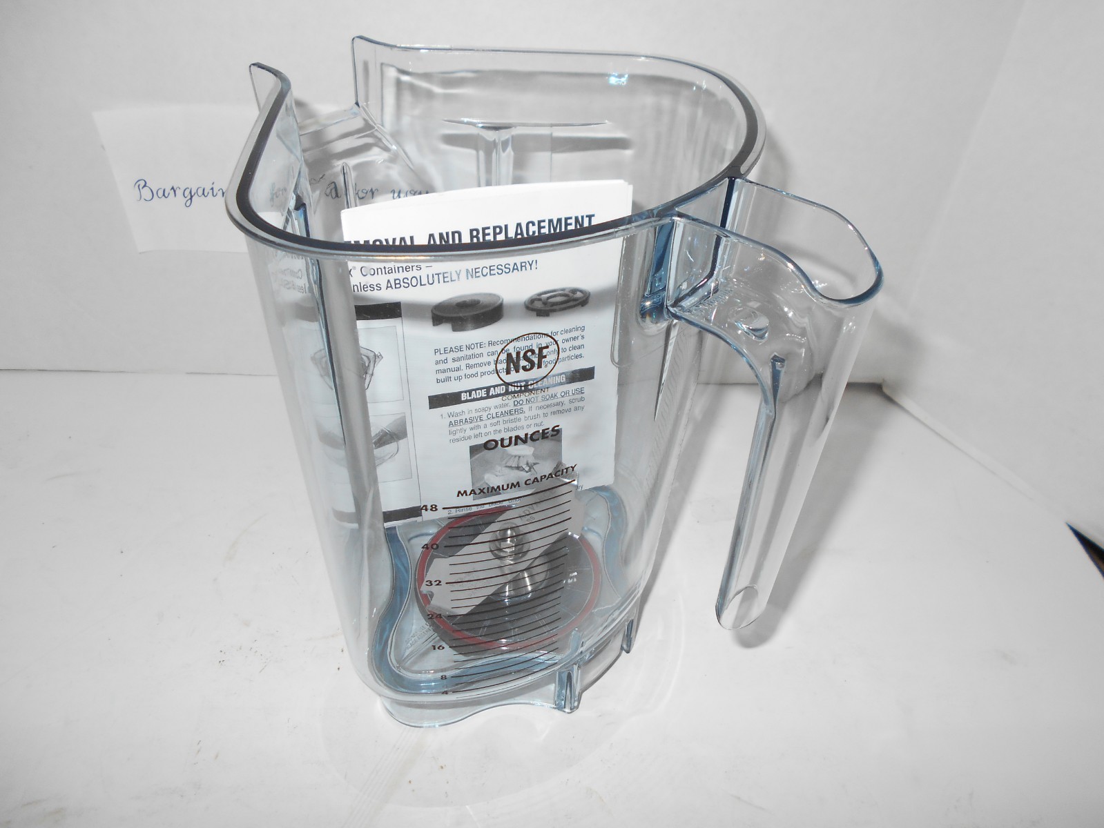 VitaMix 48 Oz Advance Container with blade assembly, lid sold separate. NEW