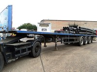 1993 Crane Fruehauf, 13.6Mtr (44ft) flatbed, ROR axles on air, good floor