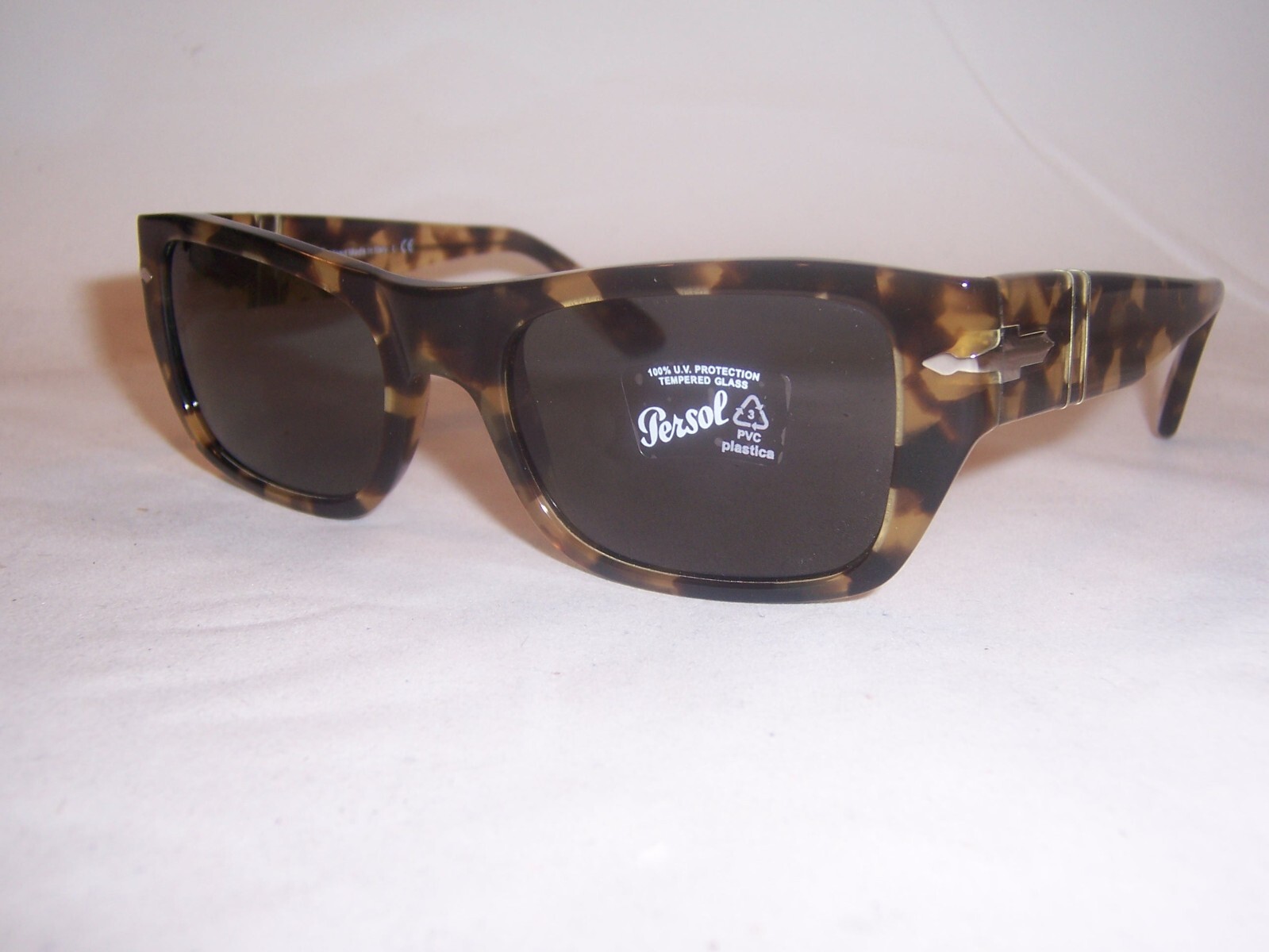 Pre-owned Persol Sunglasses Po 3268/s 1056b1 Tortoise /gray 53mm Authentic