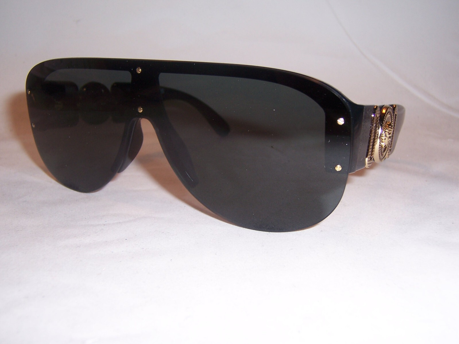 Pre-owned Versace Sunglasses Ve 4391 Gb1/87 Black/grey 48mm Authentic 4391 In Gray