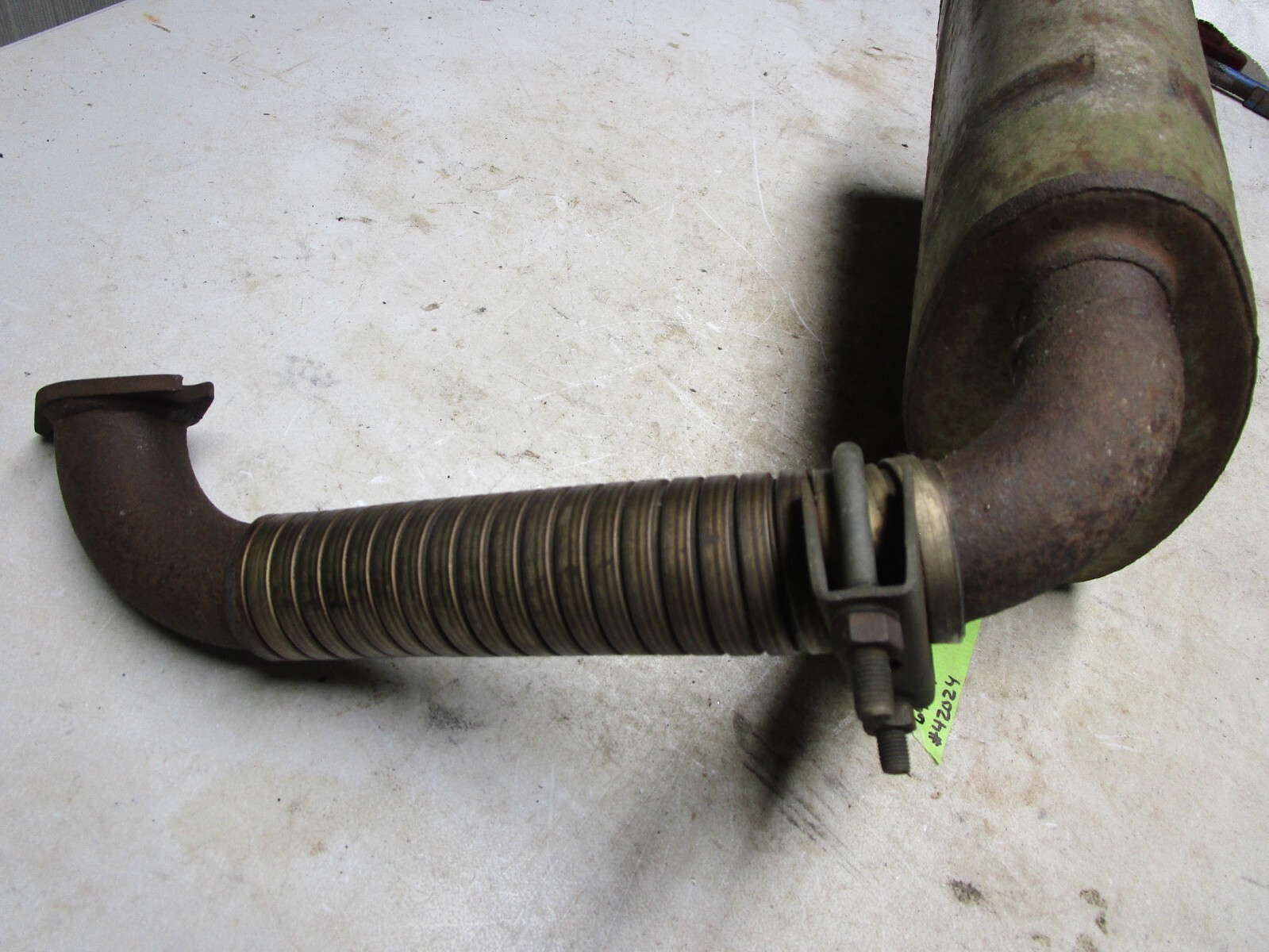 Vintage 69 Polaris Colt 372 Snowmobile Exhaust Muffler Assembly