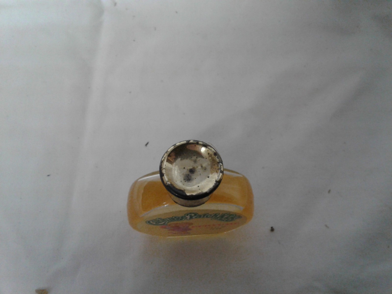 1983 Cabbage Patch Kids perfume 1/2 ounce glass bottle signs of aging on lid