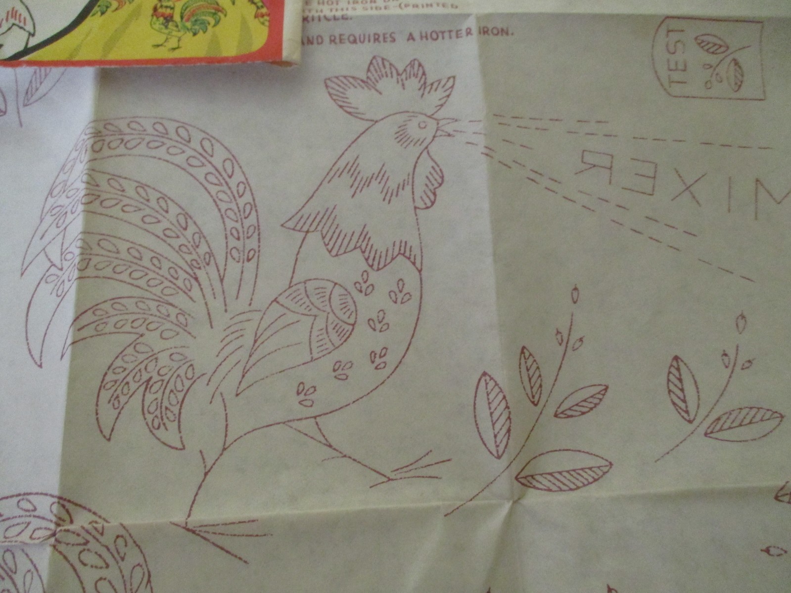 #646 VOGART - Transfer Pattern for Embroidery/Painting-ROOSTERS-Animated Designs