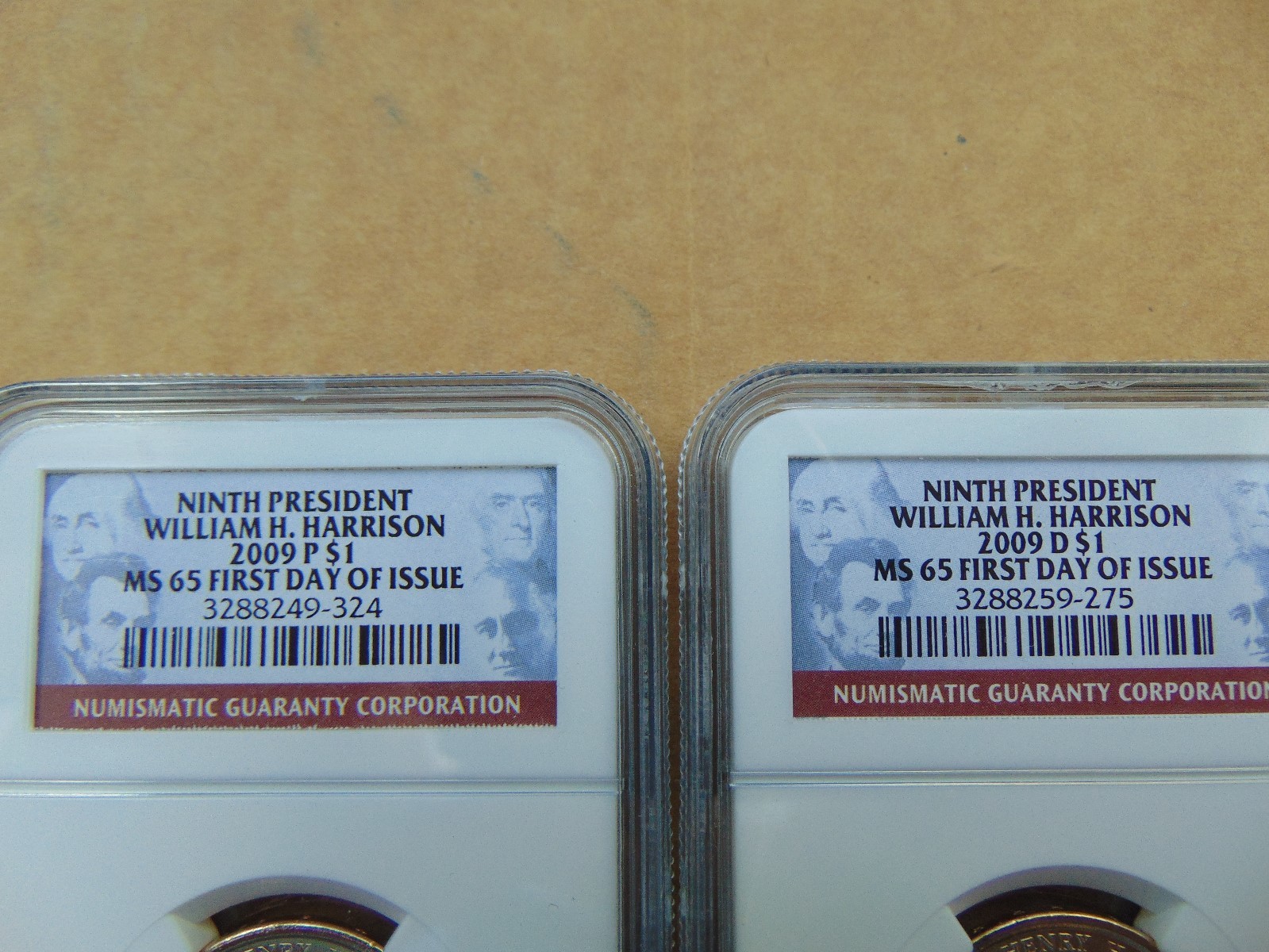 2009 D & P William Harrison NGC MS 65 1st Day of Issue