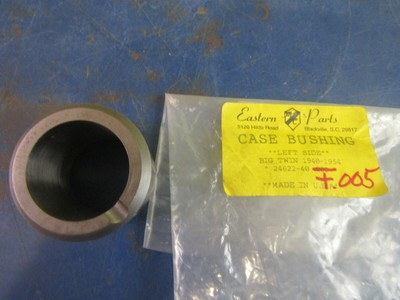 LEFT CASE +005 SPROCKET SHAFT BEARING BUSHING HARLEY BIG TWINS 1940-54 24622-40