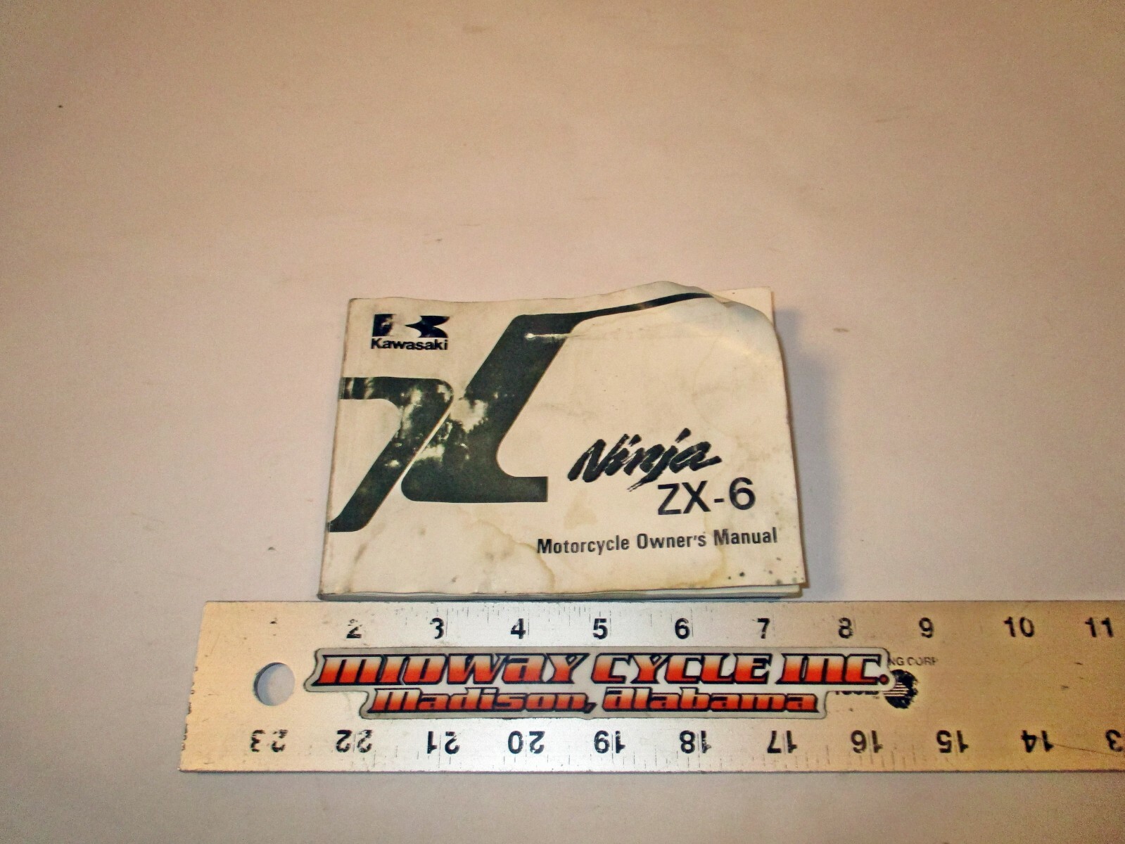 KAWASAKI ZX600 OWNERS MANUAL 99920-1634-01 ZX 6 600 E1