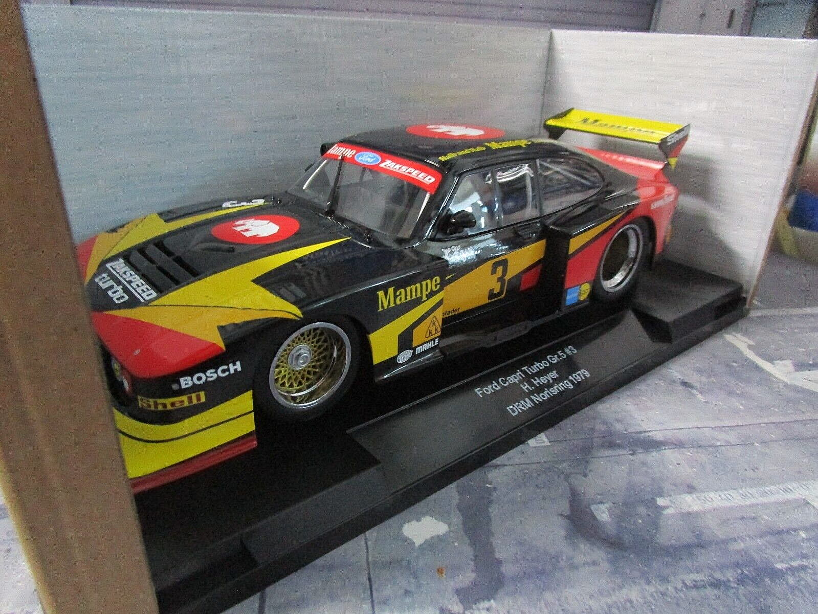 FORD Capri Zakspeed Gr.5 Turbo DRM Mampe 1979 #3 Heyer