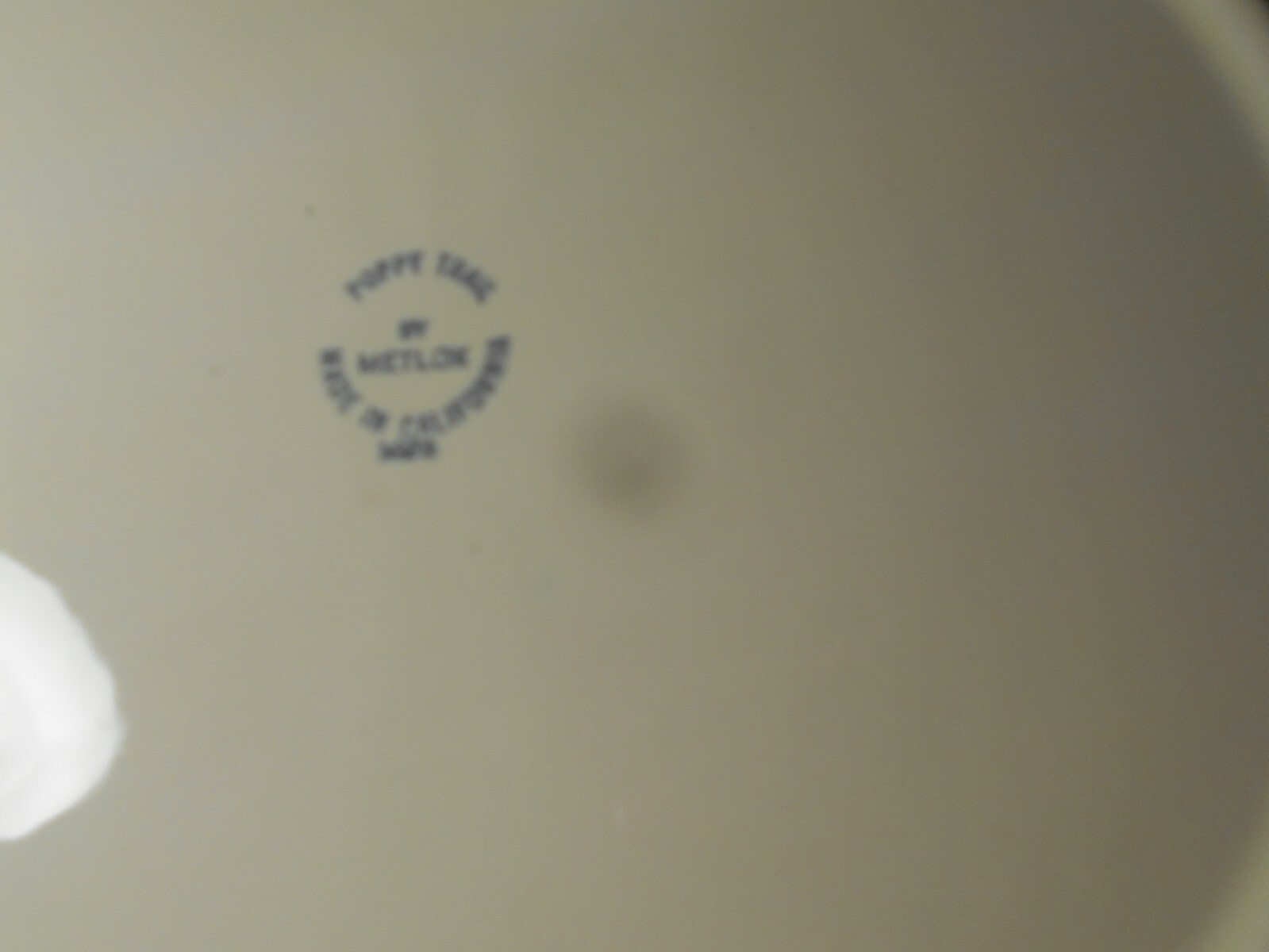 Vintage MCM Metlox Wild Poppy Trail 13.5