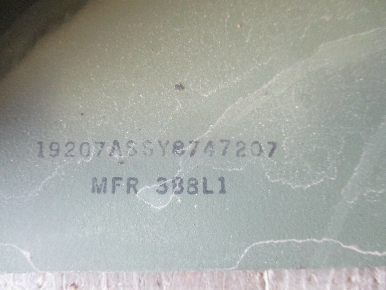 NOS Platform for Jack or Leveler, Military Vehicle Part 19207Assy8747207 10