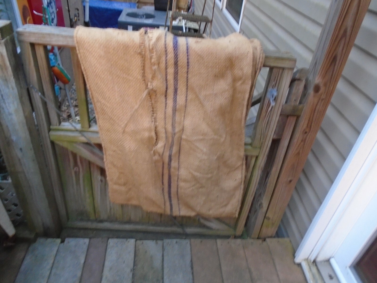 Lot ofused burlap bags cocoa bean rat rod sack race industrial farmhouse fabric