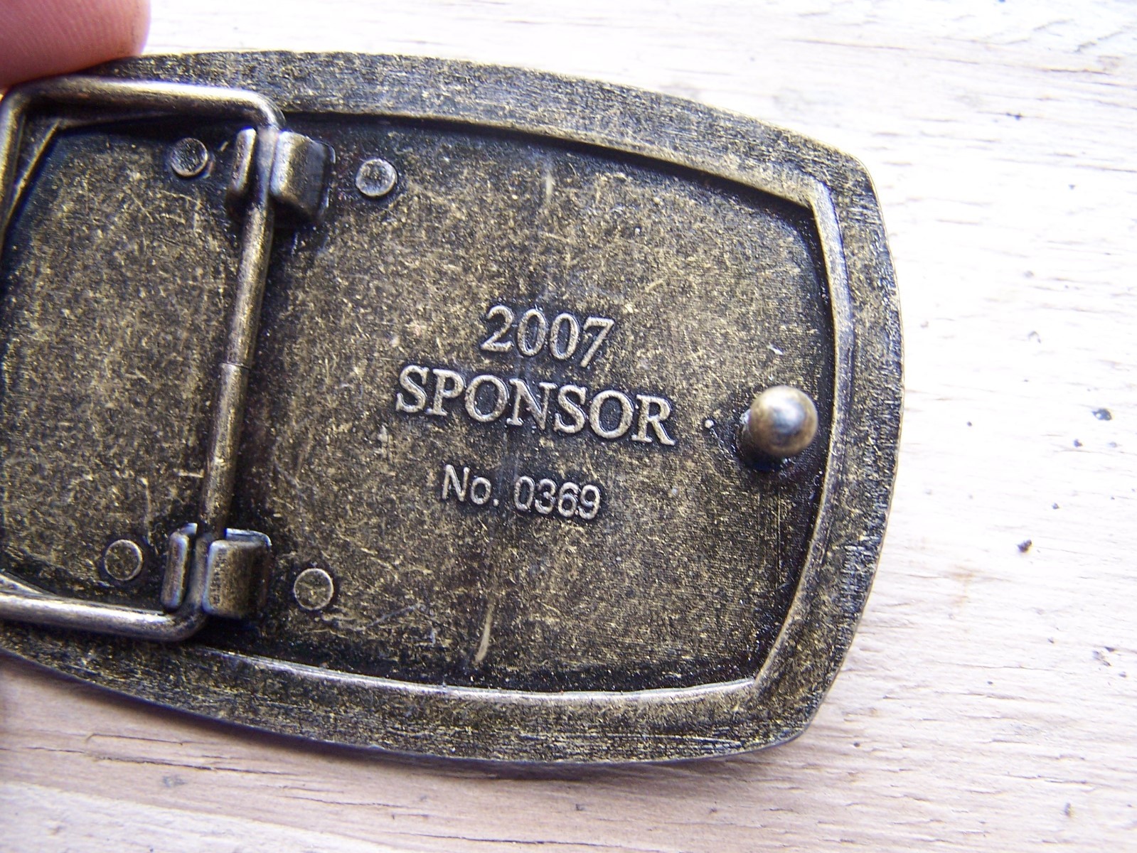 2007 THE AMERICAN VETERANS DISABLED FOR LIFE MEMORIAL Belt Buckle