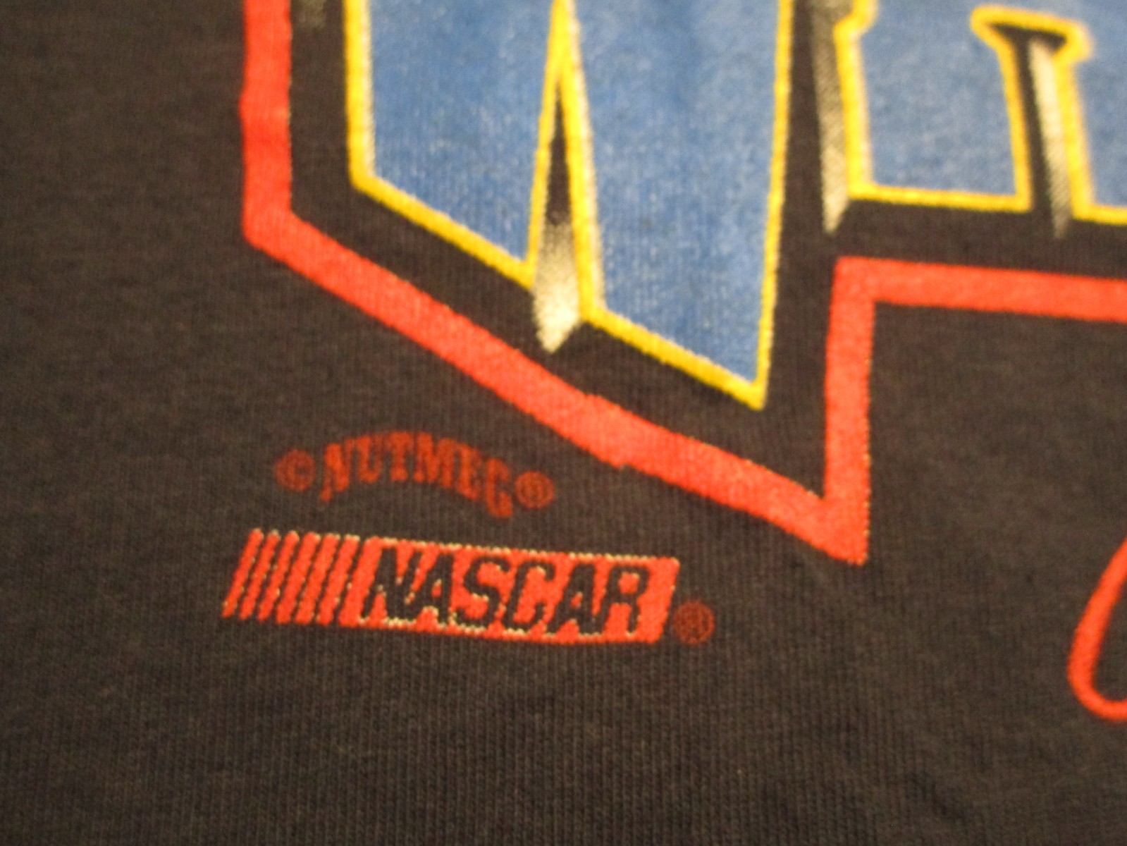 VTG MADE IN USA Chase Nutmeg Mills Rusty Wallace NASCAR Racing T-Shirt size XL