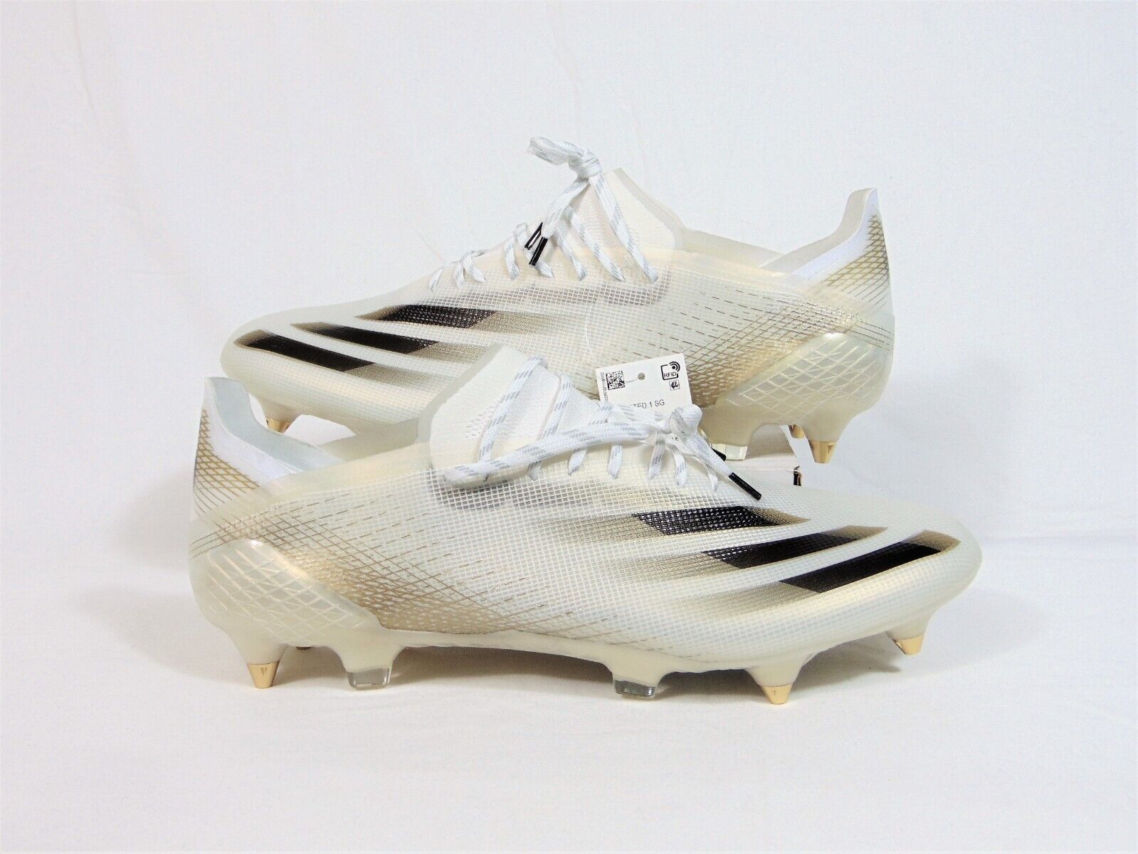 Adidas X Ghosted.1 Flouroskin SG White Soccer Cleats Sz 13.5 Adidas X Ghosted.1 Flouroskin SG White Soccer Cleats Sz 13.5