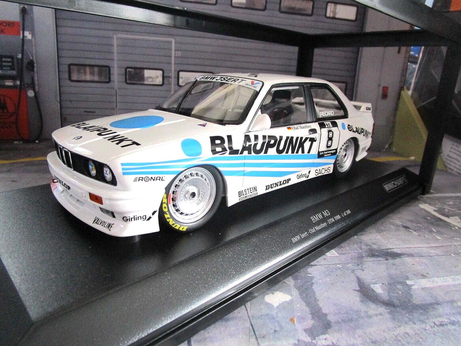 BMW M3 E30 EVO DTM 1988 DTM Blaupunkt Team Isert #8 Manthey BMW M3 E30 EVO DTM 1988 DTM Blaupunkt Team Isert #8 Manthey