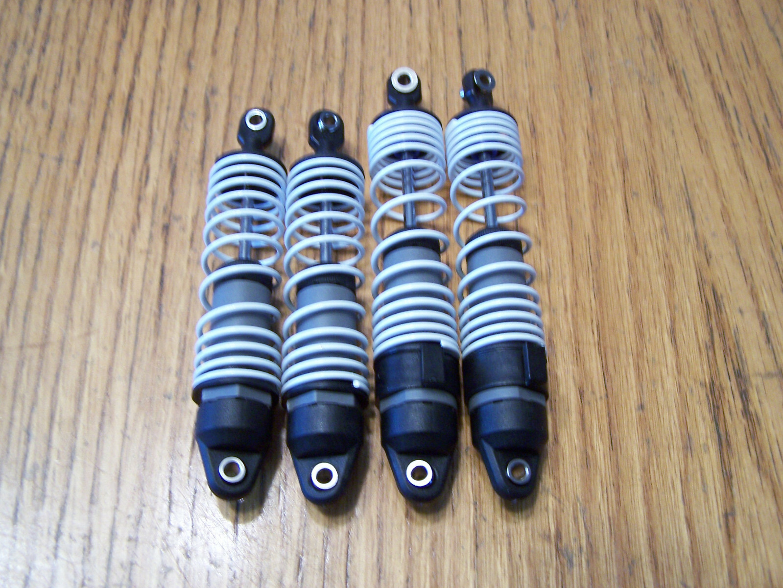 Fits Traxxas 2wd Slash Front & Rear Shocks White Springs 5803 Fits 5806 Raptor