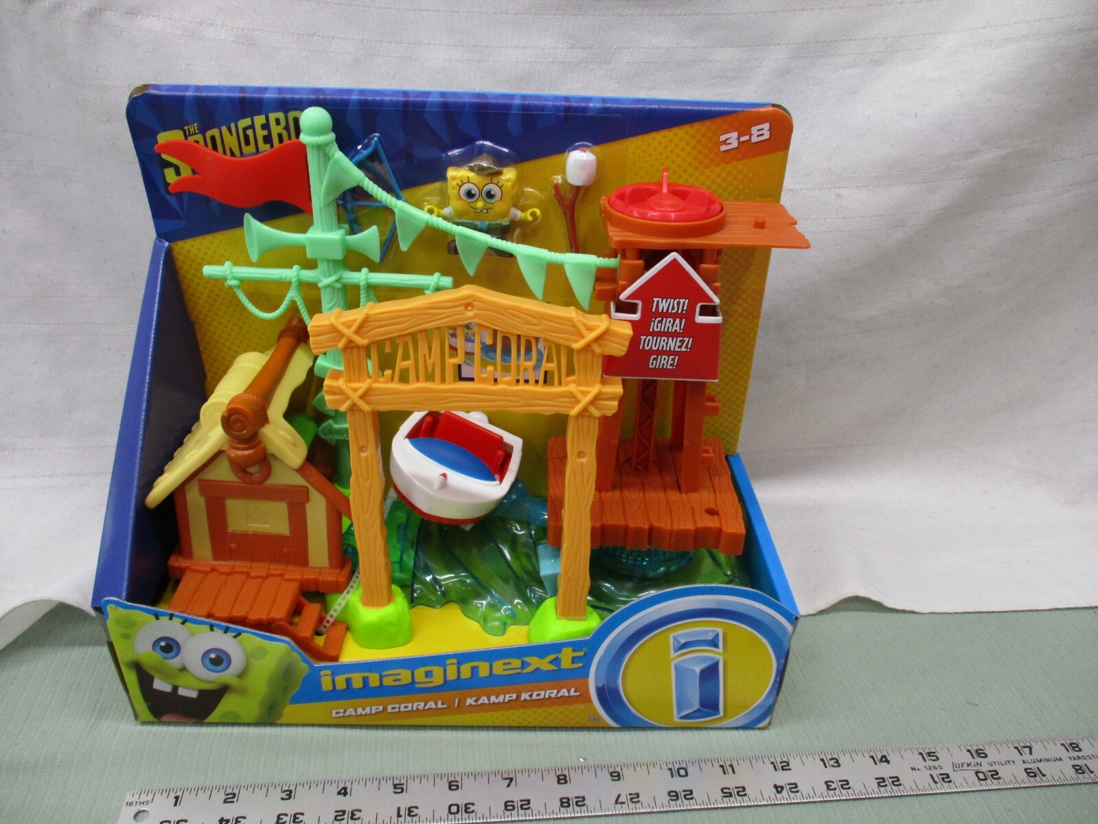 Fisher Price Sponge Bob Square Pants Movie Camp Coral Kamp Koral Toy Play |  eBay
