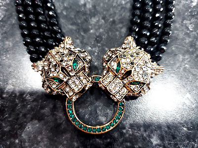 Leopard on sale statement necklace