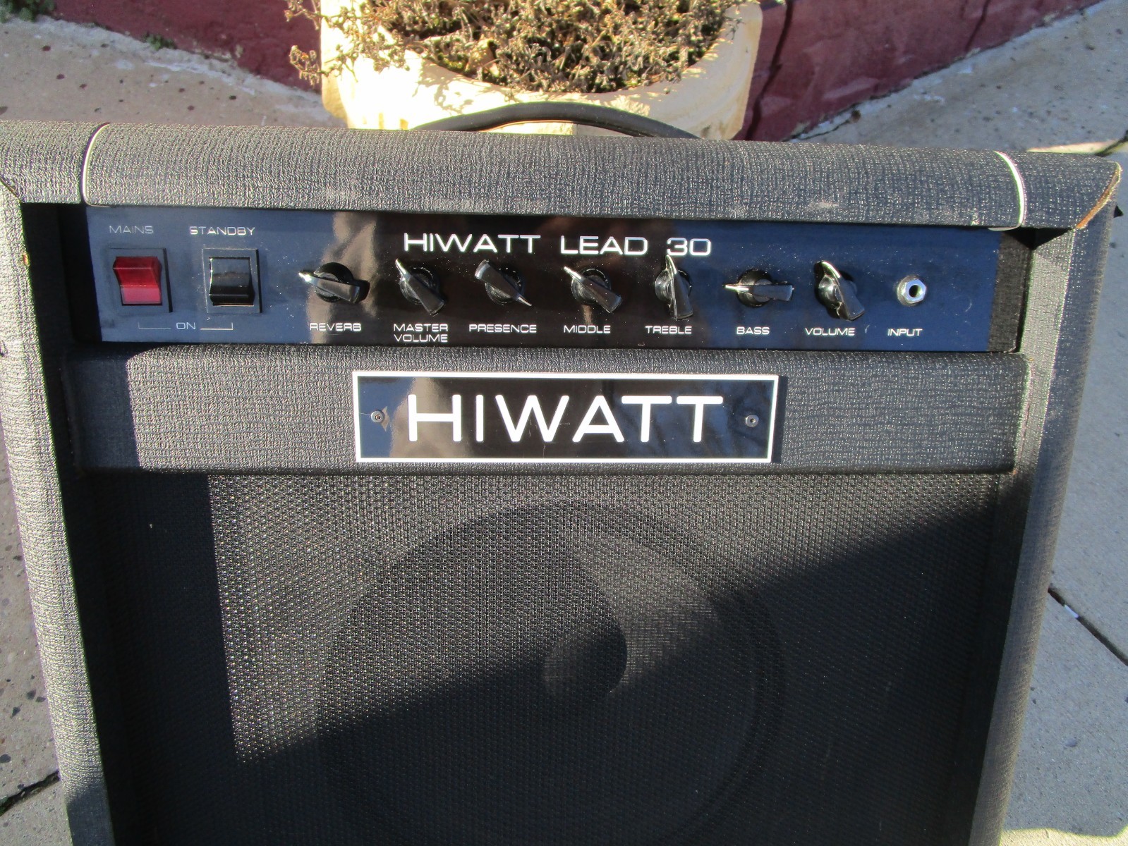 HIWATT LEAD 30 COMBO 30 watt 1983 TUBE AMPLIFIER  RARE!