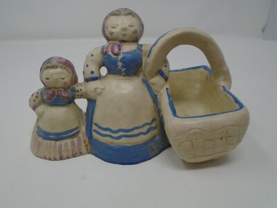 Antique Lichten Ware ''To Market To Market to Buy a Plum Bun''