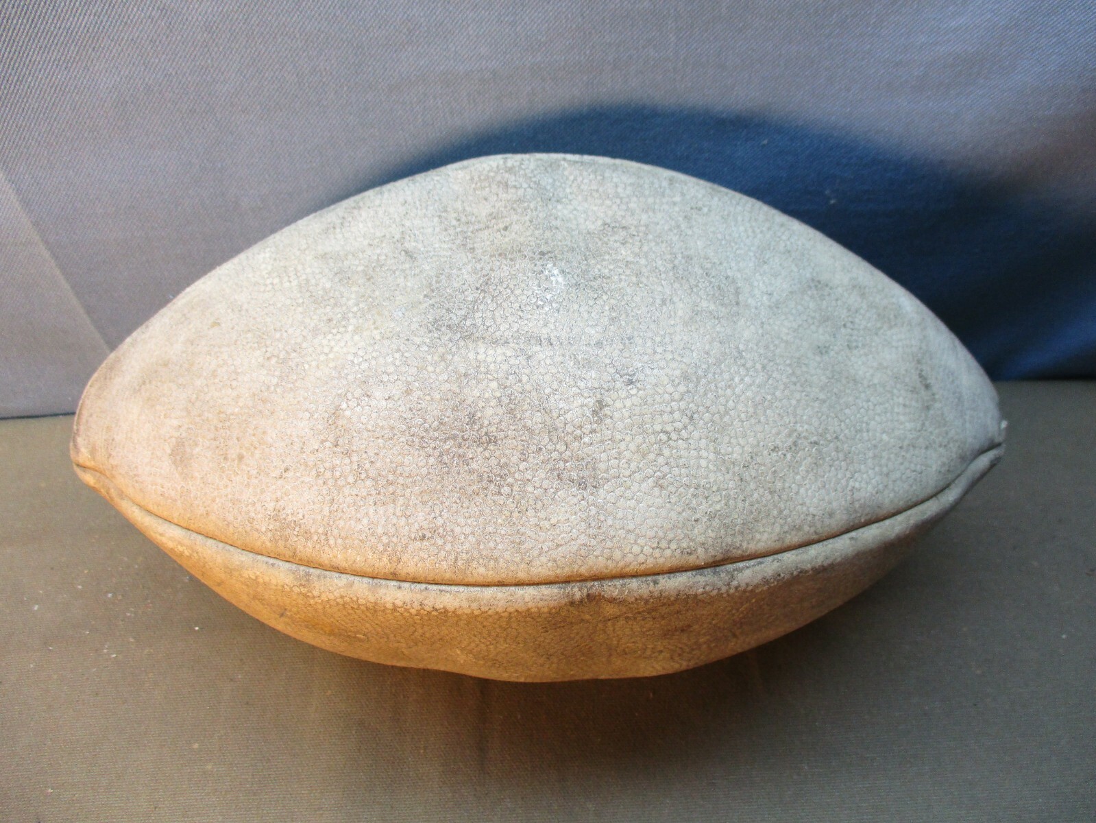 RARE Wilson Intercollegiate WRW Football, vintage WHITE Night Ball