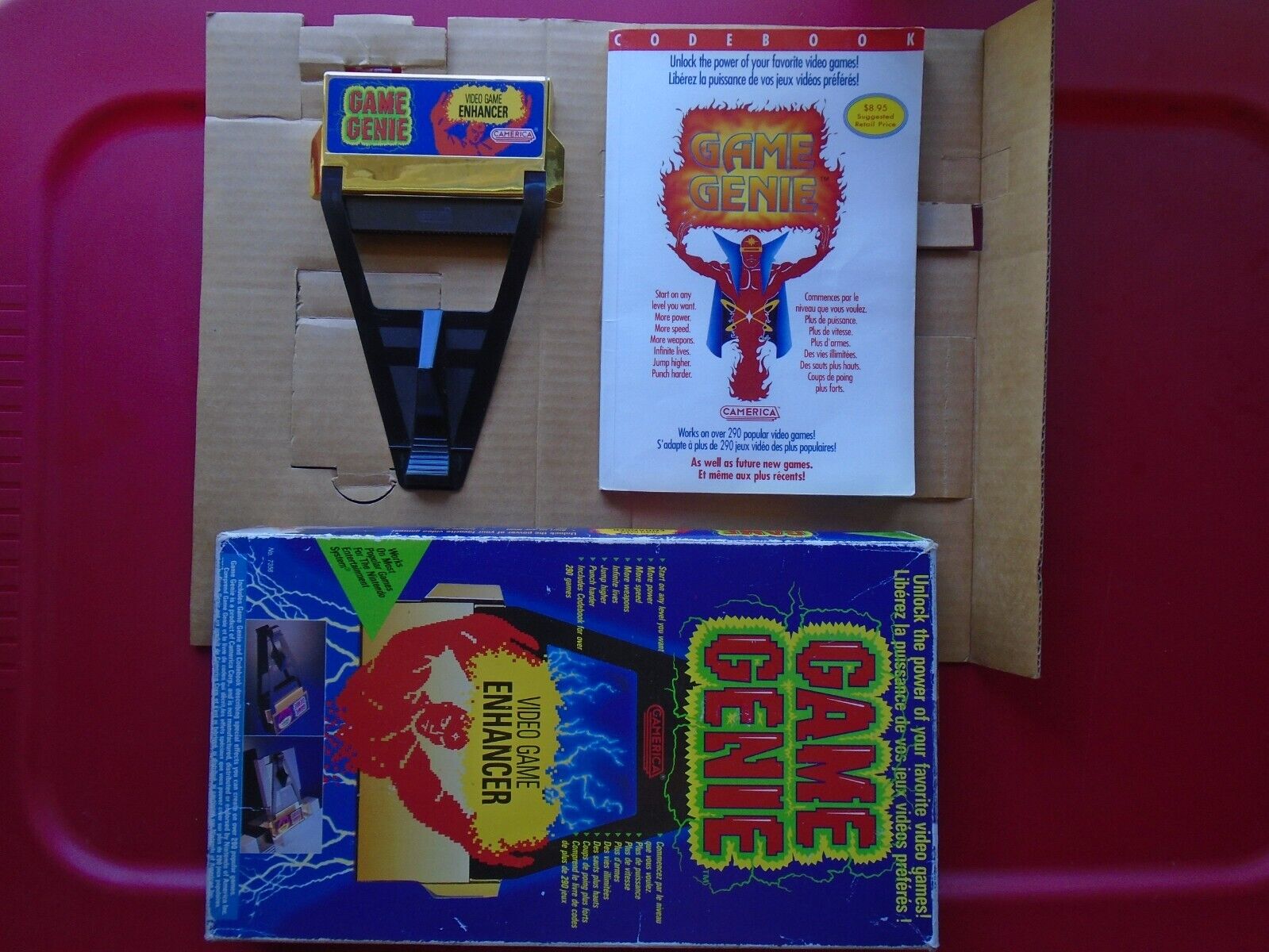 Nintendo NES Game Genie (Rare Camerica Version) Complete CIB Nintendo NES Game Genie (Rare Camerica Version) Complete CIB