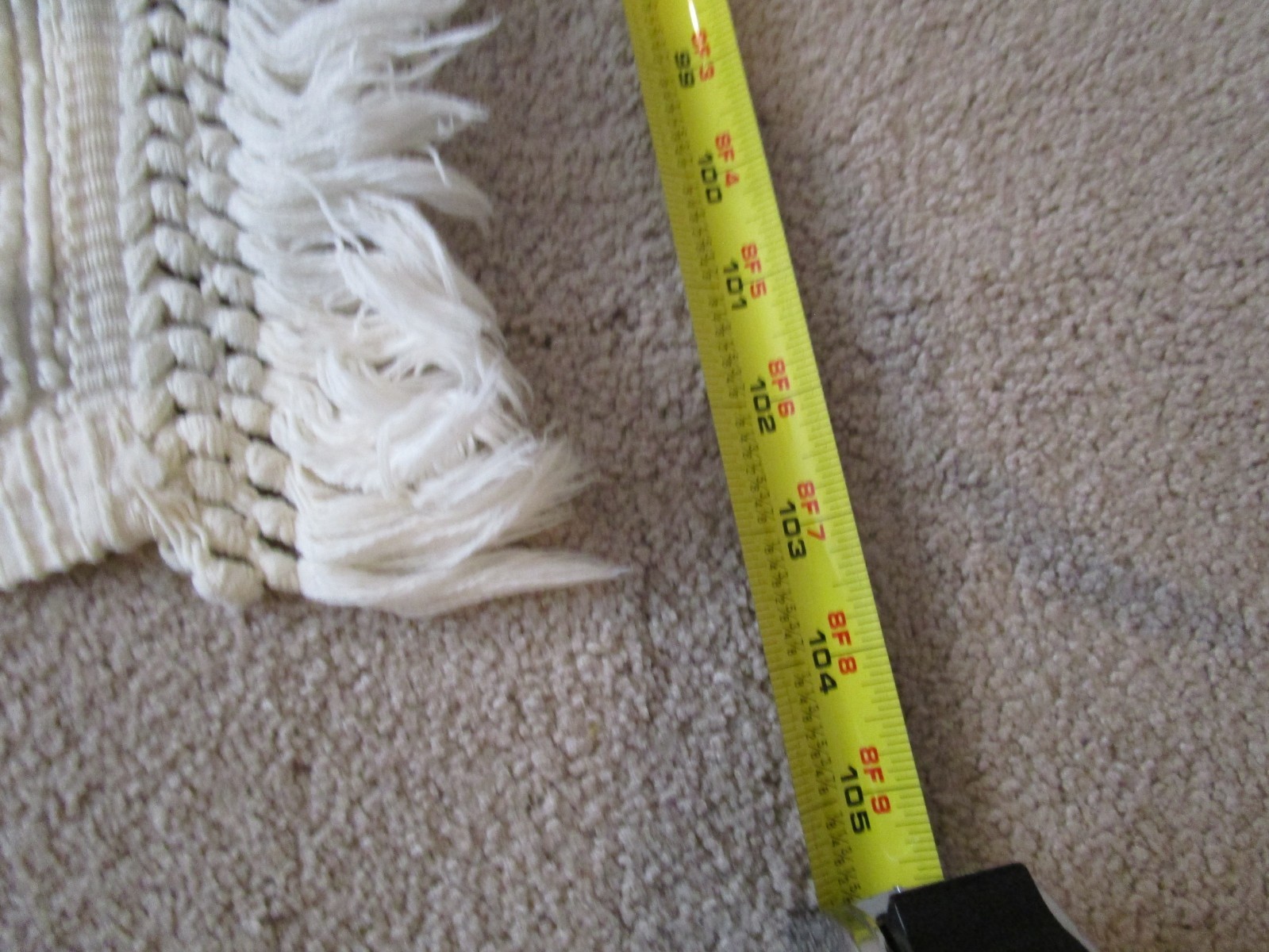 Vintage Chenille Bed Spread cutter. 75  x 100