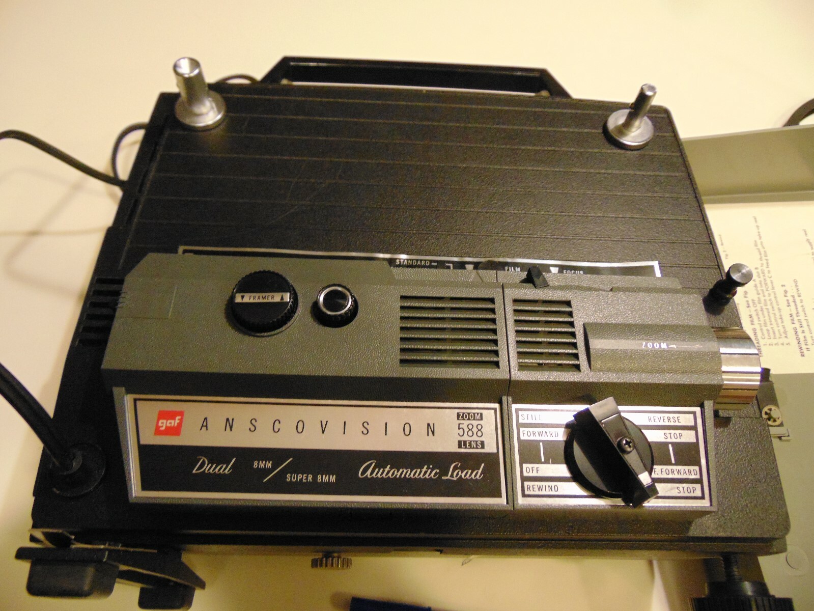 GAF Anscovision 8 mm / super 8 movie projector  588