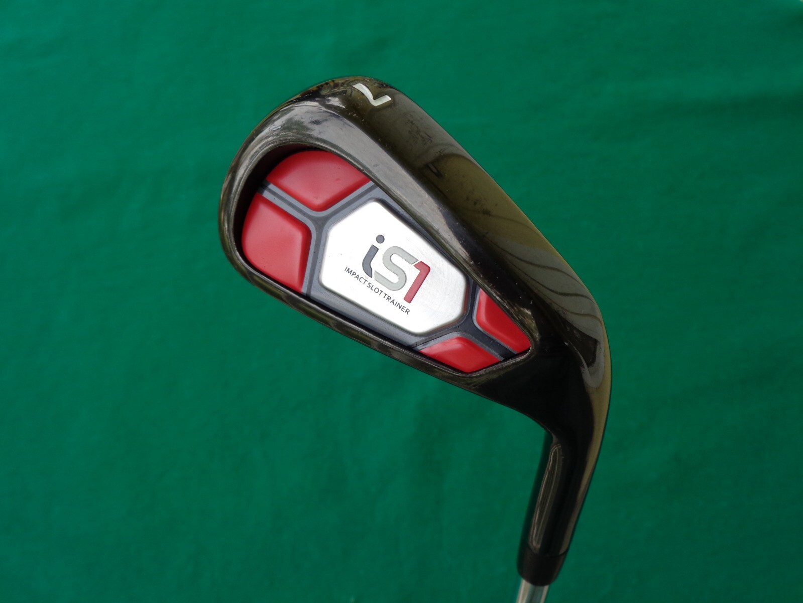 iS1 Impact Slot Trainer 7 Iron Golf Club Swing Training Aid