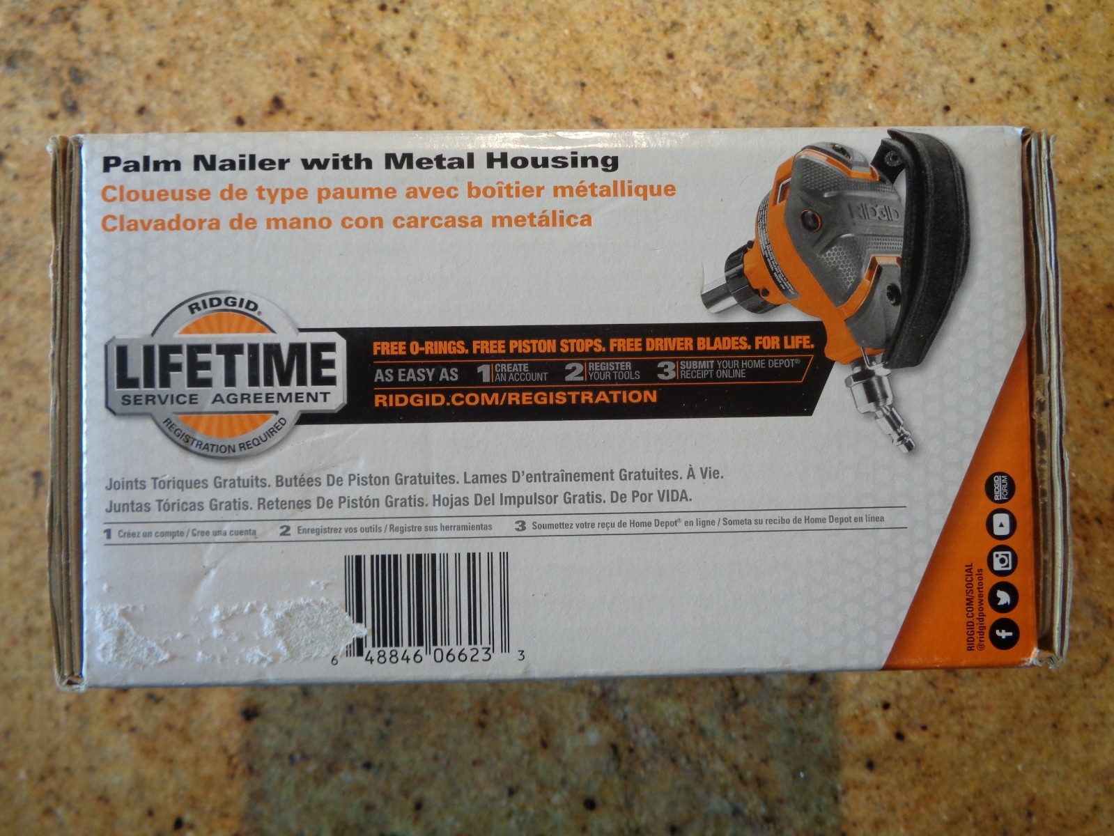 Ridgid R350PNF Palm Nailer with Metal Housing