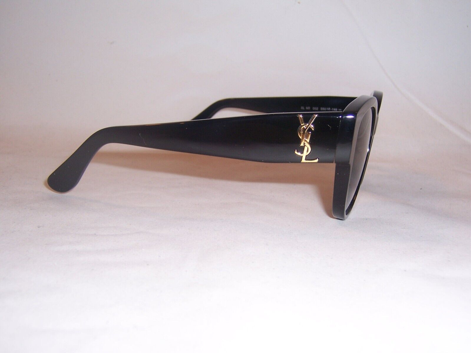 Pre-owned Saint Laurent Sunglasses Sl M3 002 Black/gray Authentic