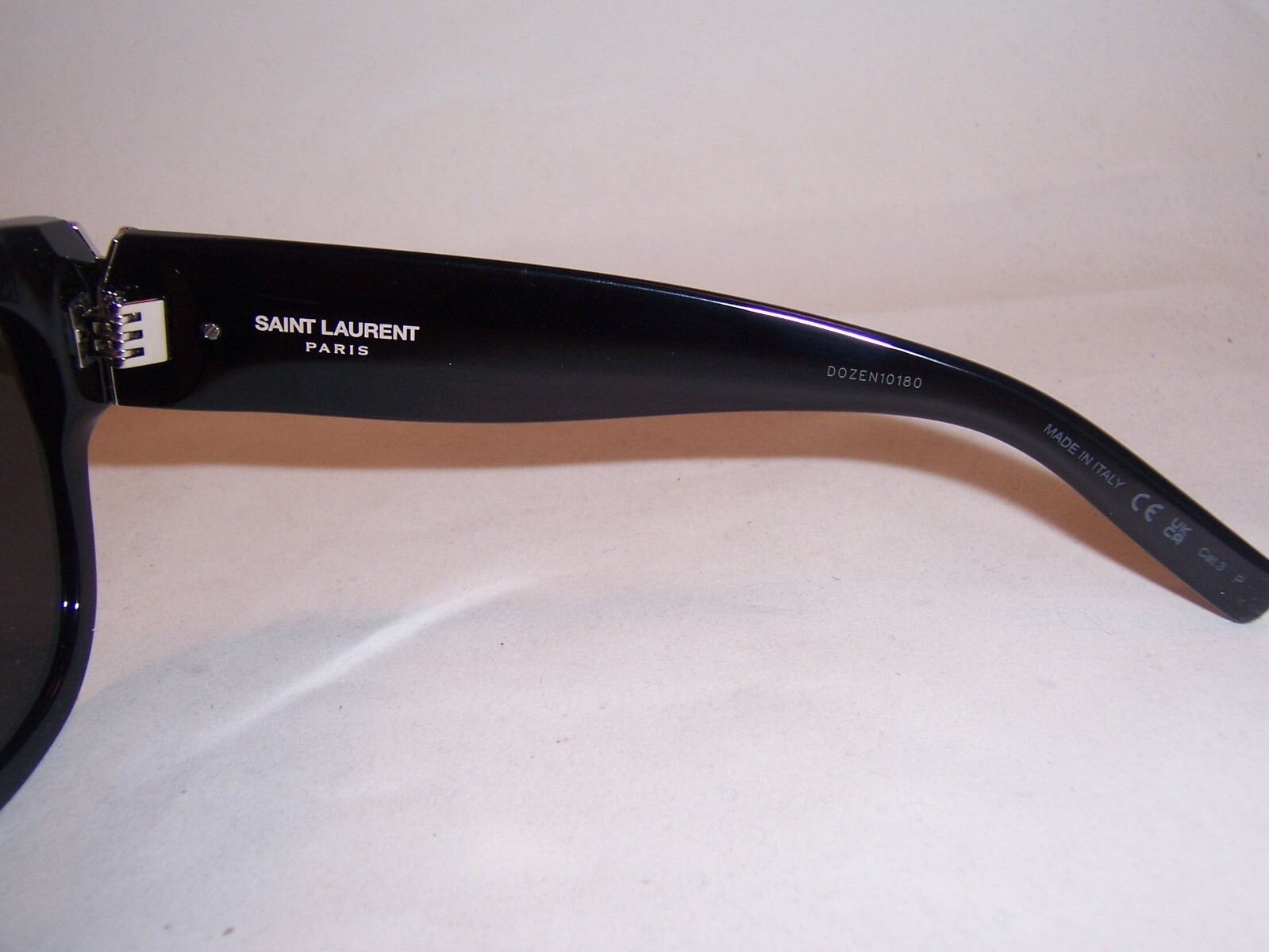Pre-owned Saint Laurent Sunglasses Sl M95/f 005 Black/gray Polarized Authentic 95