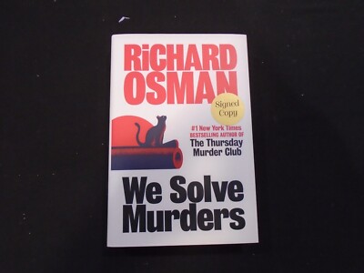Signed Richard Osman We Solve Murders US1st/1st Thursday Murder Club