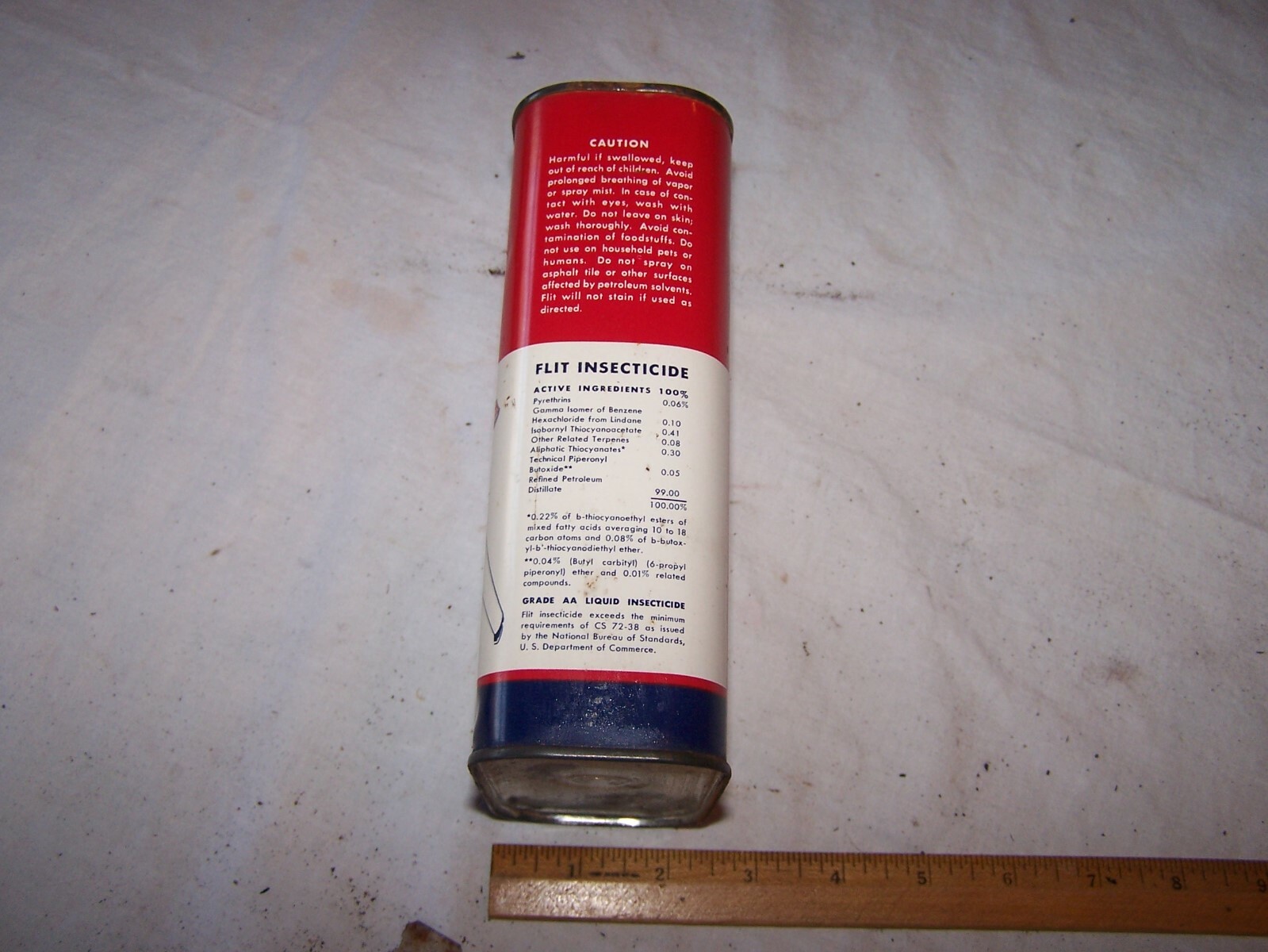 Vintage ESSO FLIT Can That Held Insecticide To Refill Bug Sprayers
