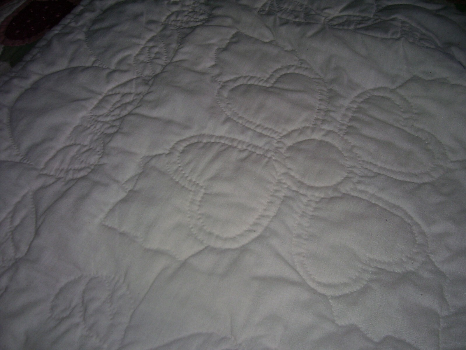 VINTAGE OHIO ROSE OF SHARON QUILT