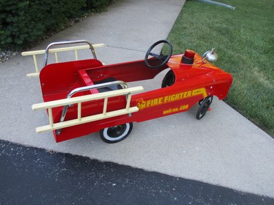 amf fire truck pedal car 508