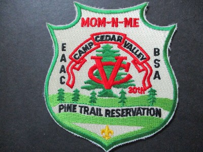 Mom-N-Me Camp Cedar Valley Pine Trail Reservation boy scout patch